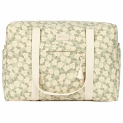 Sac de maternité imperméable en coton bio Opéra Sakura | Sauge