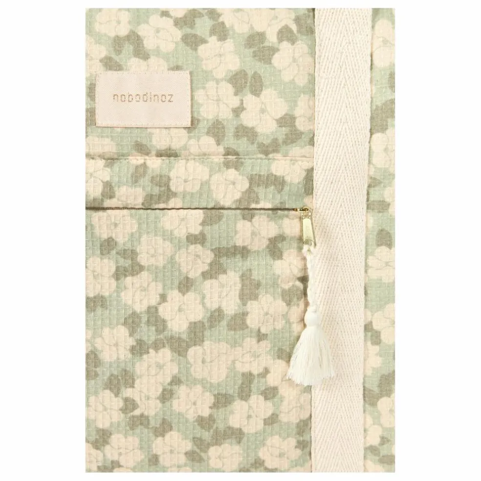 Sac de maternité imperméable en coton bio Opéra Sakura | Sauge