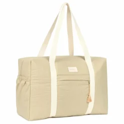 Sac de maternité imperméable en coton bio Opéra | Sauge