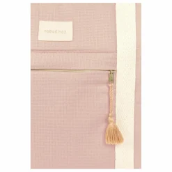 Sac de maternité imperméable en coton bio Opéra | Rose pâle