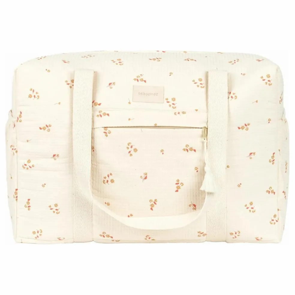 Sac de maternité imperméable en coton bio Opéra Lily | Ecru