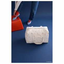 Sac de maternité imperméable en coton bio Opéra Lily | Ecru
