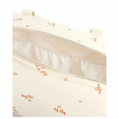 Sac de maternité imperméable en coton bio Opéra Lily | Ecru