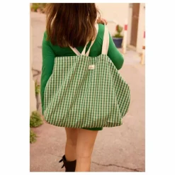Sac de plage Vichy | Vert Menthe