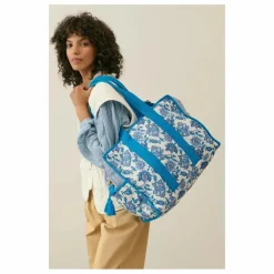Sac 36h Lilio en coton bio | Bleu azur
