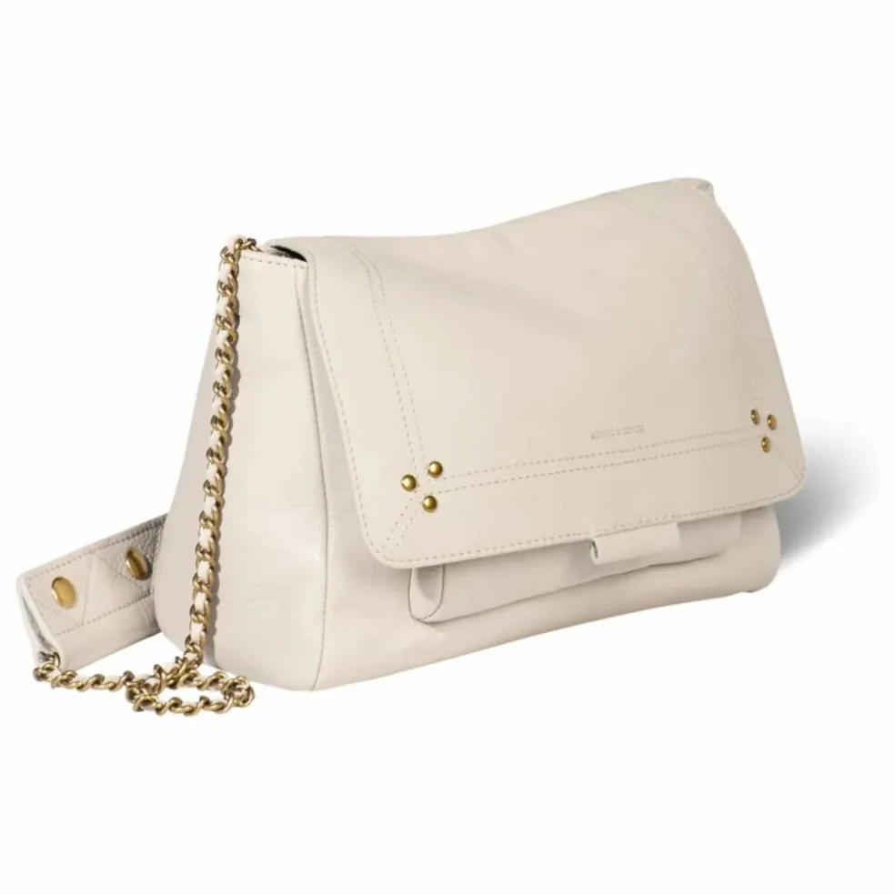 Sac Lulu M Chèvre Grainé | Ecru