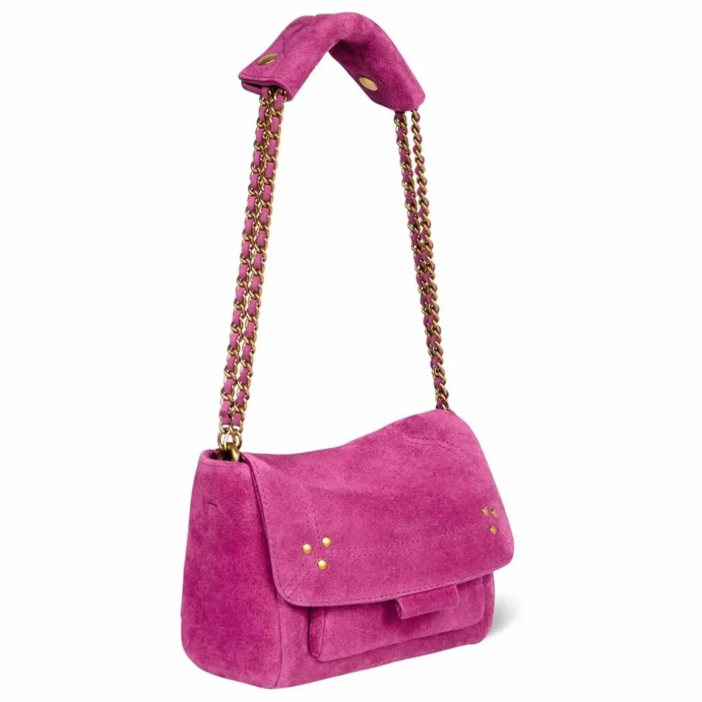 Sac Lulu S Croûte Velours | Rose fuschia