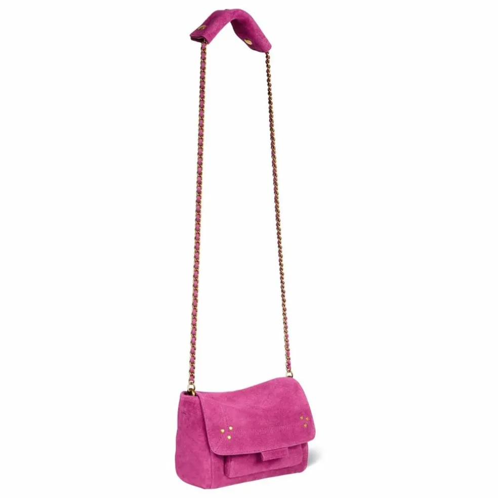Sac Lulu S Croûte Velours | Rose fuschia