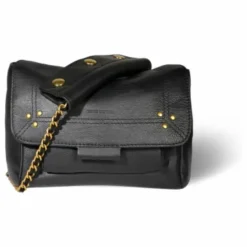 Sac Lulu S Cuir de Veau | Noir