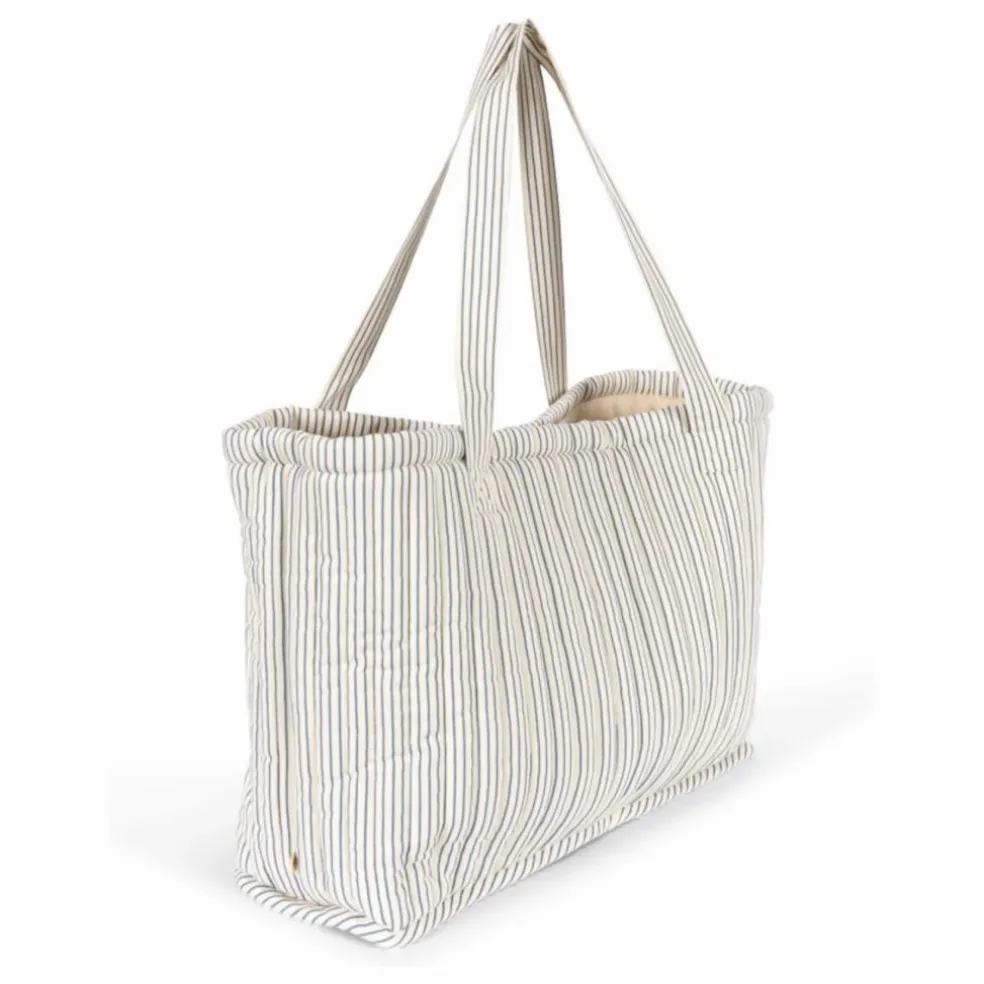 Sac matelassé Molly Stripes | Bleu