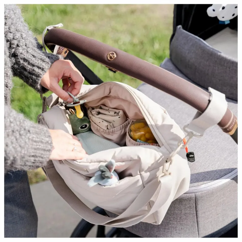 Sac matelassé pour poussette | Sable