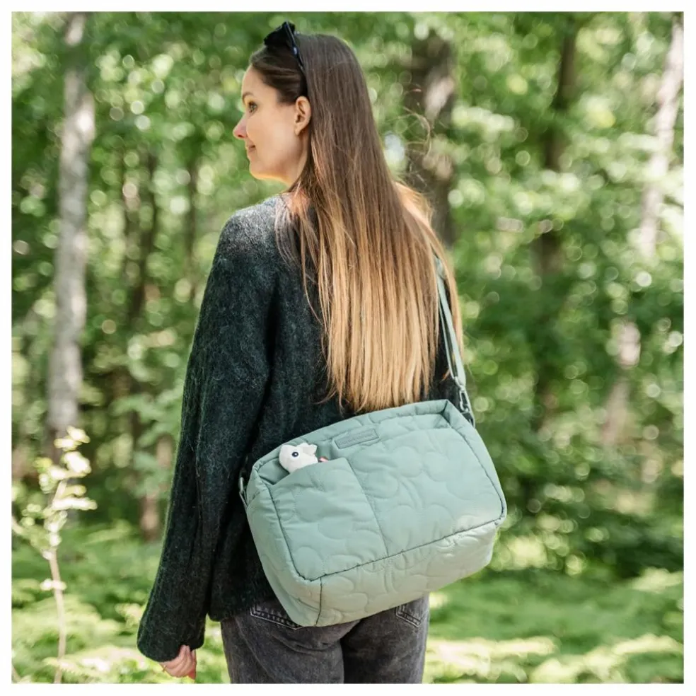 Sac matelassé pour poussette | Vert