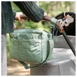 Sac matelassé pour poussette | Vert