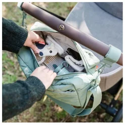 Sac matelassé pour poussette | Vert