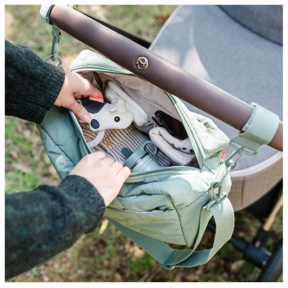 Sac matelassé pour poussette | Vert