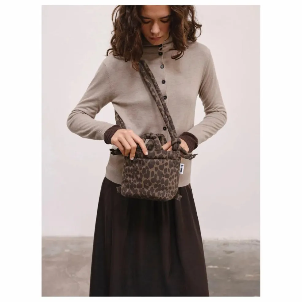 Sac Micro Ona Soft Léopard | Brun
