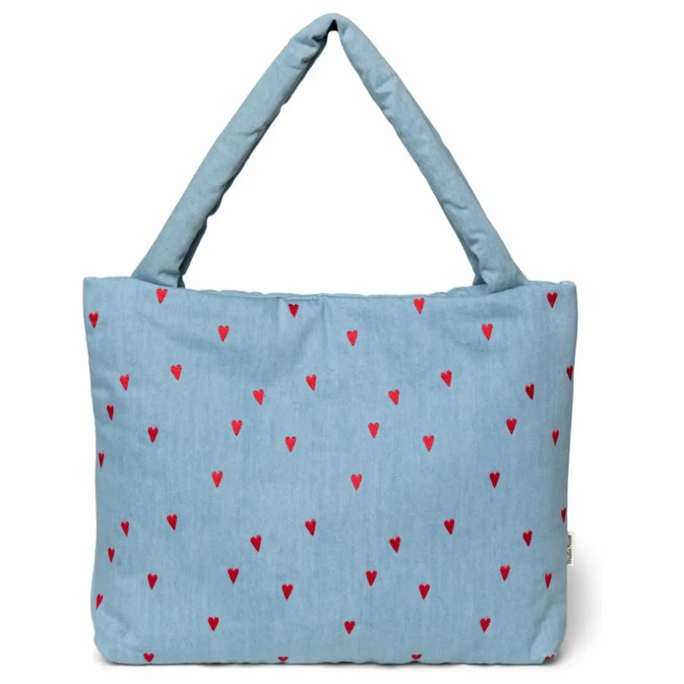 Sac mom-bag Hearts | Denim