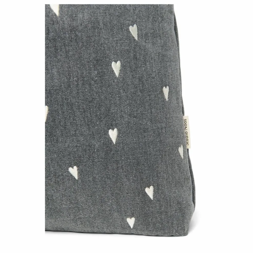 Sac mom-bag Hearts | Gris