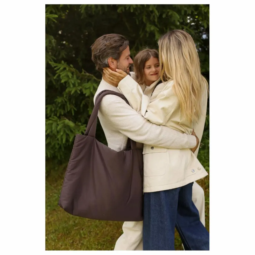 Sac mom-bag Puffy | Marron