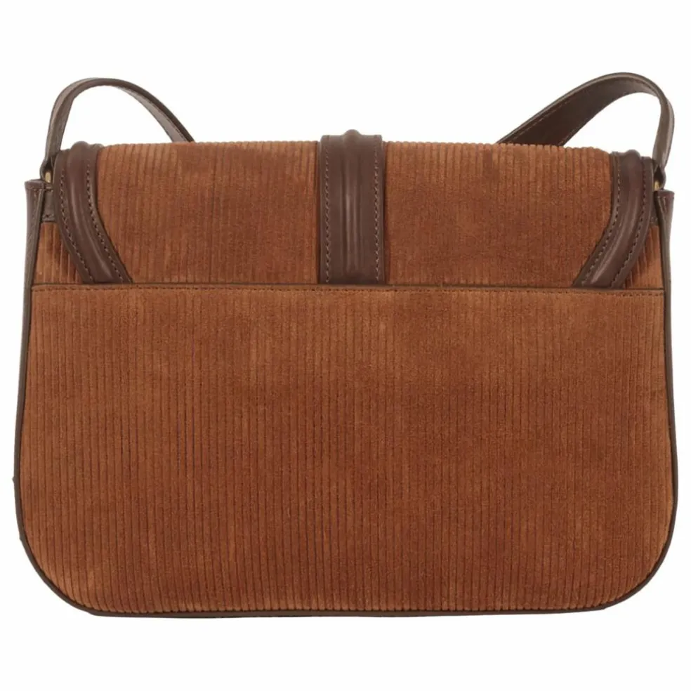 Sac Noah Velours Côtelé et Cuir | Camel