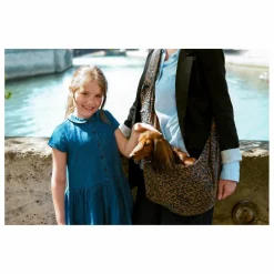 Sac Promenade Cross Body Léopard Chien | Marron