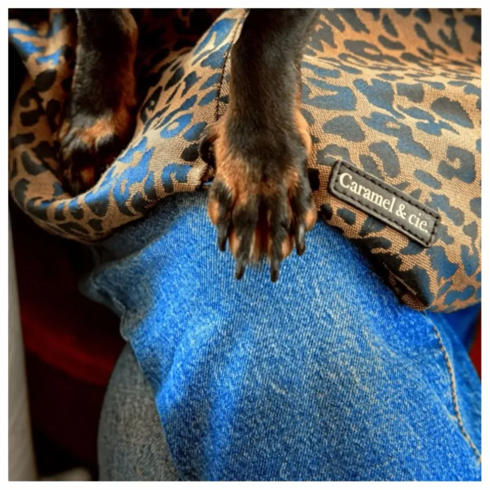 Sac Promenade Cross Body Léopard Chien | Marron