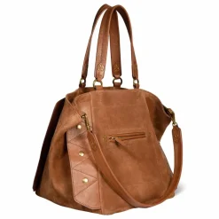 Sac Roger Croûte Velours | Caramel