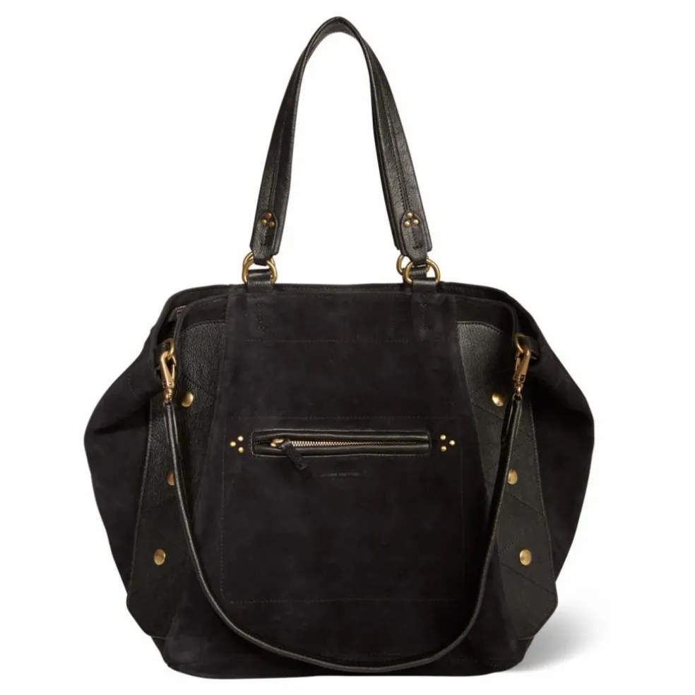 Sac Roger Croûte Velours | Noir