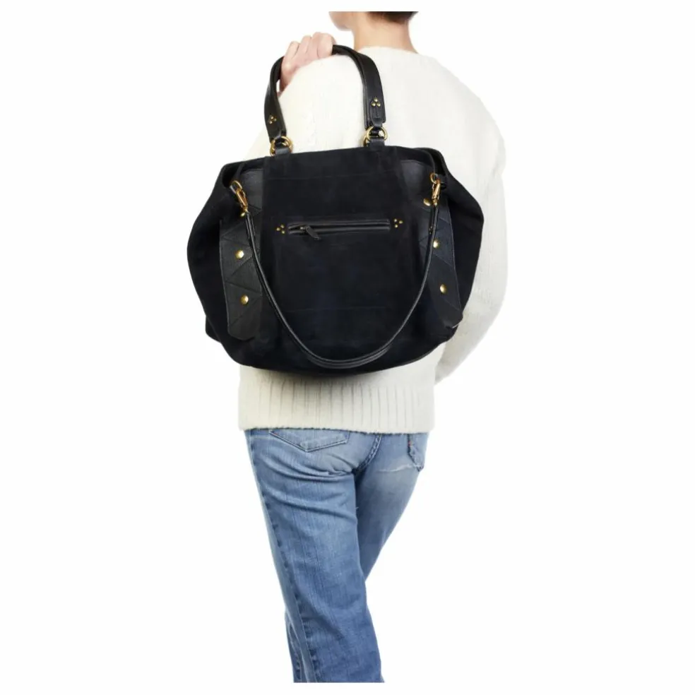 Sac Roger Croûte Velours | Noir