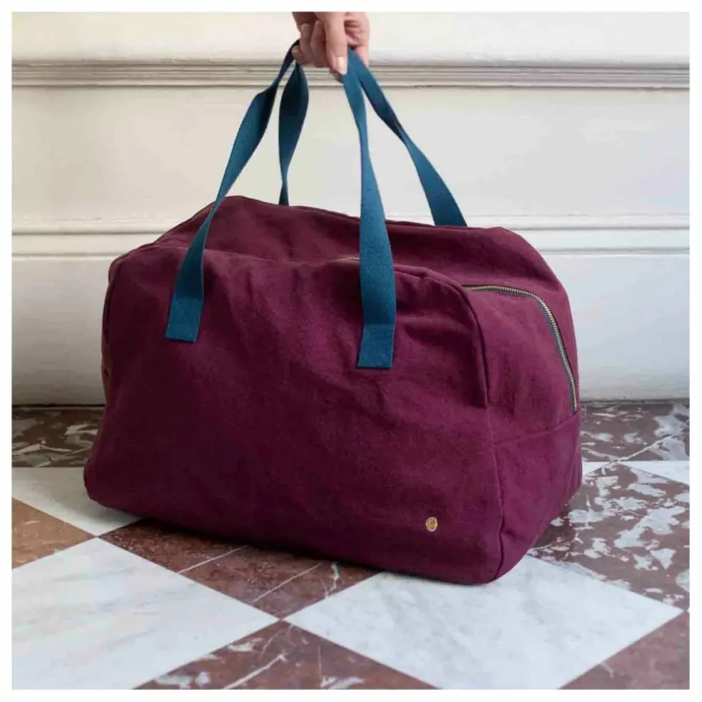 Sac week-end en coton bio Iona | Bordeaux