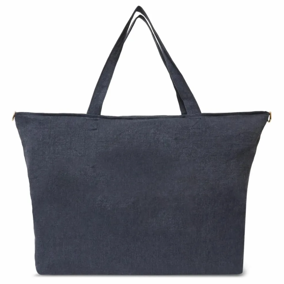 Sac week-end en lin | Bleu marine