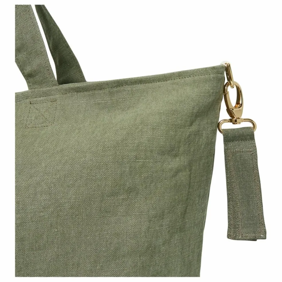 Sac week-end en lin | Vert kaki