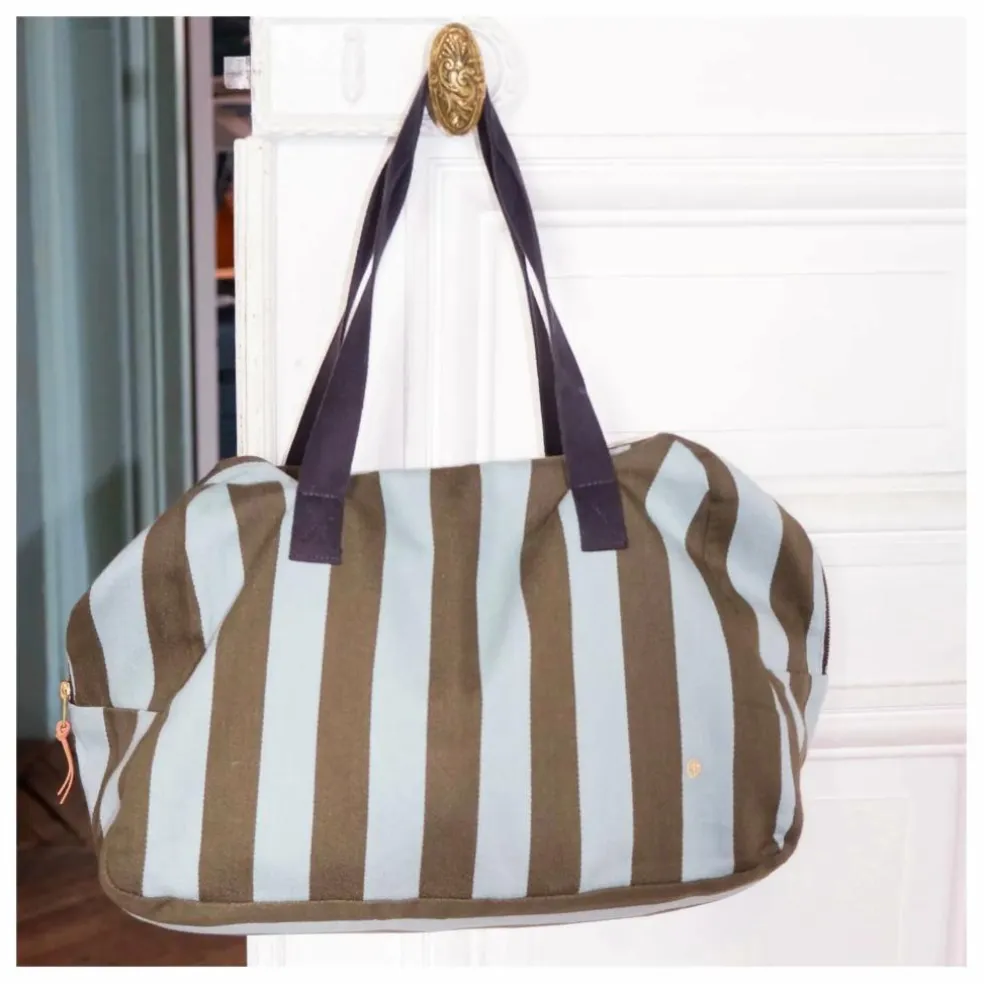 Sac Week-end Rita | Bleu Turquoise - Vert Foncé