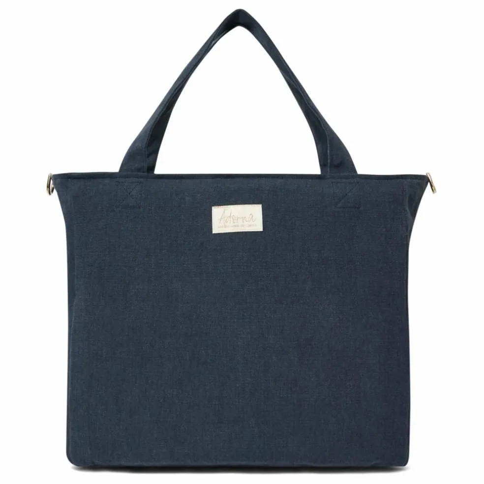 Sac zippé en lin | Bleu marine