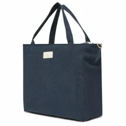 Sac zippé en lin | Bleu marine