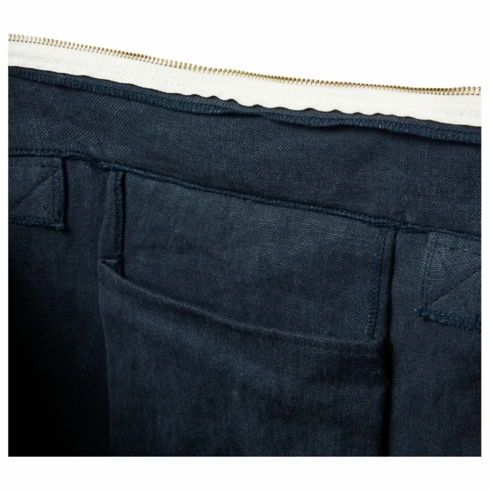 Sac zippé en lin | Bleu marine