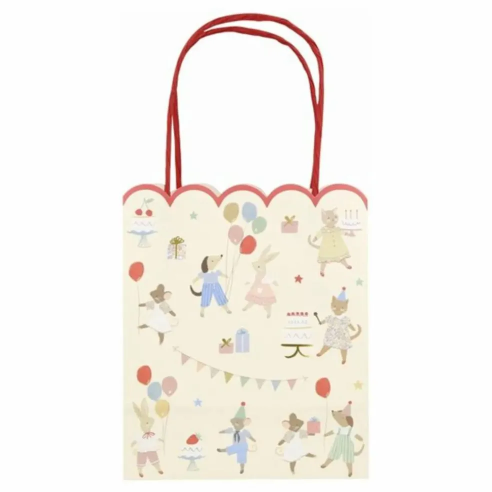 Sacs d'anniversaire Animal Friends - Set de 8