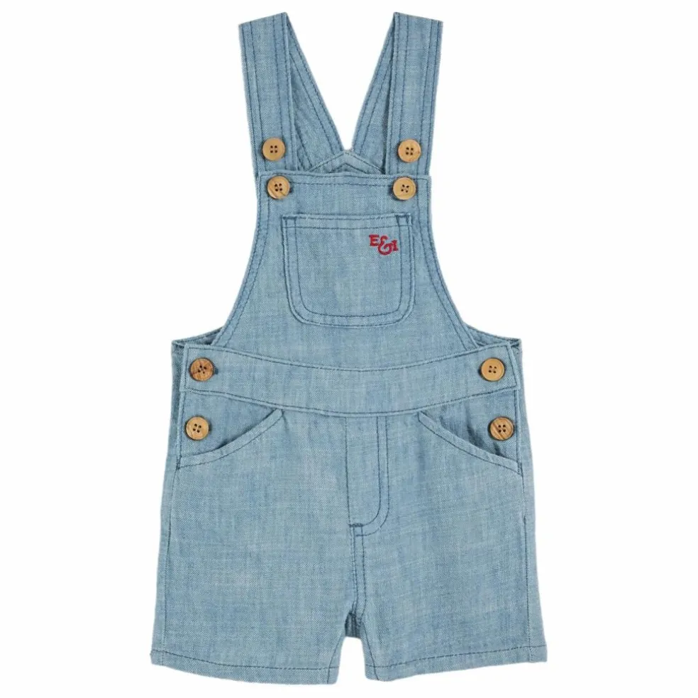 Salopette Chambray | Bleu Clair