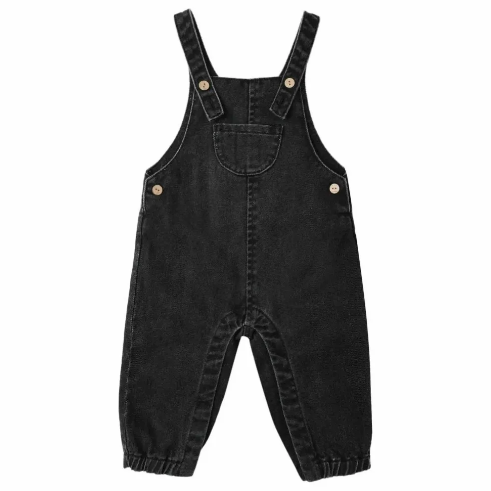 Salopette Denim | Denim noir