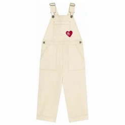 Salopette Denim Cœur | Beige