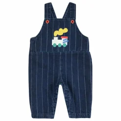 Salopette en Jean Train Coton Bio | Bleu nuit