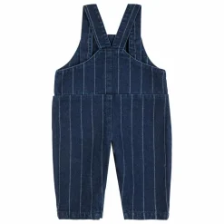 Salopette en Jean Train Coton Bio | Bleu nuit