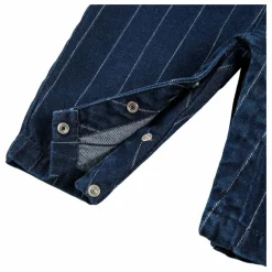 Salopette en Jean Train Coton Bio | Bleu nuit