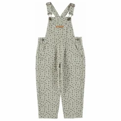 Salopette Fleurie | Gris clair