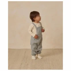 Salopette Gaze de Coton Bio | Bleu gris