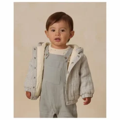 Salopette Gaze de Coton Bio | Bleu gris