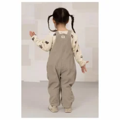 Salopette Homer Velours Côtelé Coton Bio | Gris