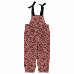 Salopette Léopard Velours Côtelé | Rose