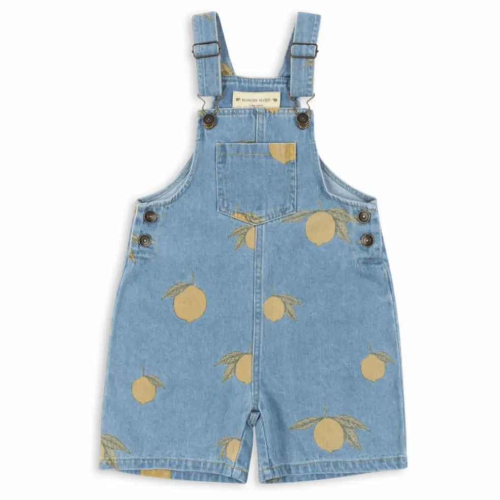 Salopette Magot Citron Coton Bio | Bleu