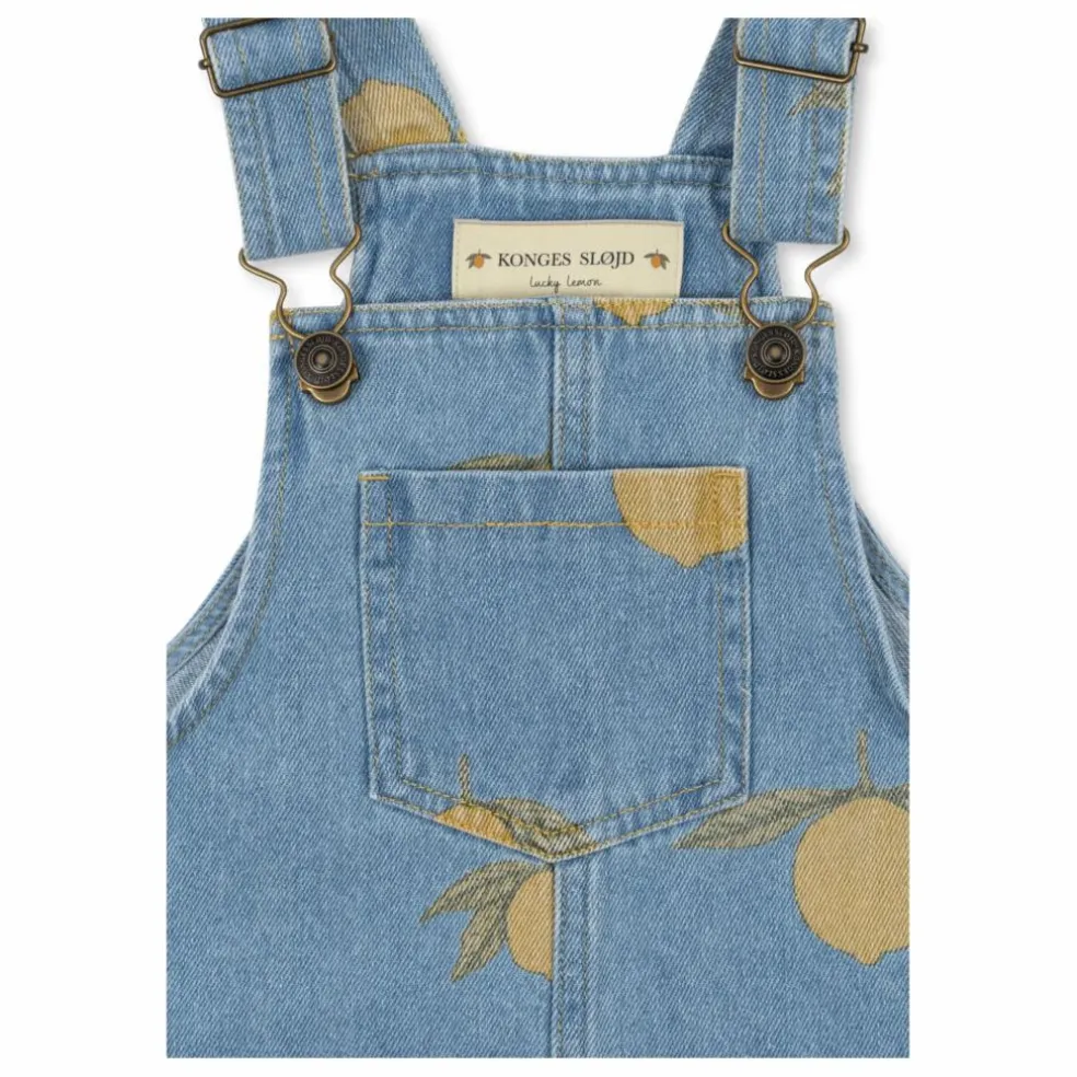 Salopette Magot Citron Coton Bio | Bleu